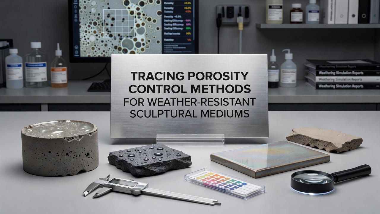 Tracing Porosity Control Methods for Weather-Resistant Sculptural Mediums